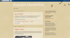 Desktop Screenshot of papergirlchesterfield.blogspot.com