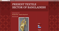 Desktop Screenshot of bdtextilesector.blogspot.com