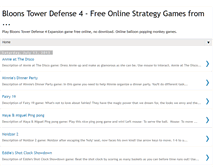 Tablet Screenshot of gamesbloonstowerdefense4.blogspot.com