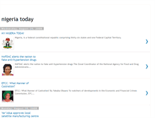 Tablet Screenshot of mynigeriatoday.blogspot.com