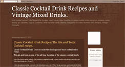 Desktop Screenshot of classiccocktaildrinks.blogspot.com