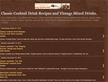 Tablet Screenshot of classiccocktaildrinks.blogspot.com