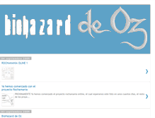 Tablet Screenshot of biohazarddeoz.blogspot.com