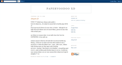 Desktop Screenshot of papervoodoo.blogspot.com