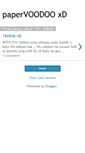 Mobile Screenshot of papervoodoo.blogspot.com