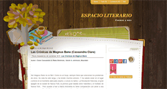 Desktop Screenshot of espacioliterario6.blogspot.com