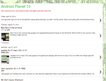 Tablet Screenshot of androidplanet13.blogspot.com