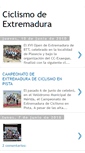 Mobile Screenshot of ciclismodeextremadura.blogspot.com