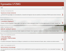 Tablet Screenshot of egresadosutzmg.blogspot.com
