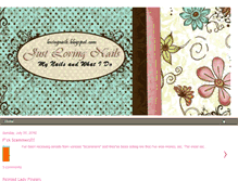 Tablet Screenshot of lovingnails.blogspot.com