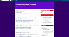 Desktop Screenshot of businesswomensuccess.blogspot.com