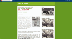 Desktop Screenshot of lolatorera.blogspot.com