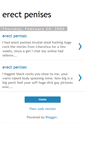 Mobile Screenshot of erect-penises.blogspot.com