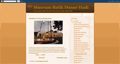 Desktop Screenshot of museumbatikdanarhadi.blogspot.com