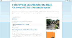 Desktop Screenshot of forestrystudents.blogspot.com