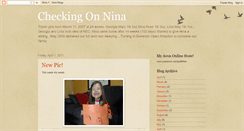 Desktop Screenshot of checkingonnina.blogspot.com