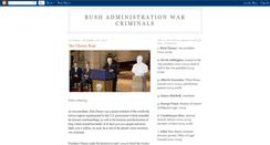 Desktop Screenshot of bushadministrationwarcriminals.blogspot.com