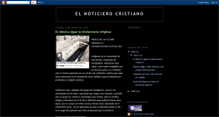 Desktop Screenshot of elnoticierocristiano.blogspot.com