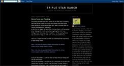 Desktop Screenshot of 3starranch.blogspot.com
