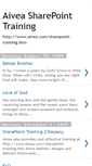 Mobile Screenshot of bestsharepointtraining.blogspot.com