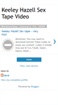 Mobile Screenshot of keeley-hazell-sex-hot-video.blogspot.com