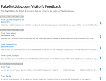 Tablet Screenshot of fakenetjobsfeedback.blogspot.com