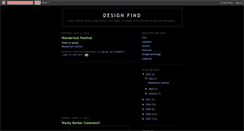 Desktop Screenshot of designfindfashion.blogspot.com