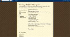 Desktop Screenshot of baseballdraft.blogspot.com