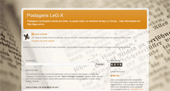 Desktop Screenshot of postlegx.blogspot.com