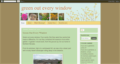 Desktop Screenshot of greenouteverywindow.blogspot.com