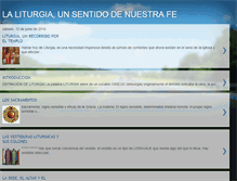 Tablet Screenshot of liturgiainteractiva13.blogspot.com