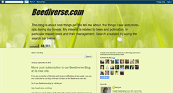 Desktop Screenshot of beediverse.blogspot.com