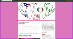 Desktop Screenshot of italiaricankitchen.blogspot.com