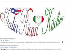 Tablet Screenshot of italiaricankitchen.blogspot.com