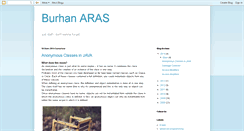 Desktop Screenshot of burhanaras.blogspot.com