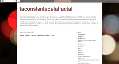 Desktop Screenshot of laconstantedelafractal.blogspot.com