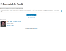 Tablet Screenshot of enfermedadcaroli.blogspot.com