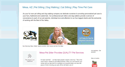 Desktop Screenshot of playtimepetcare.blogspot.com