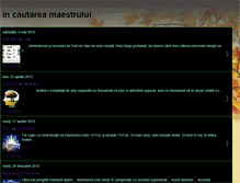 Tablet Screenshot of incautareamaestrului.blogspot.com