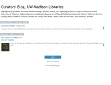 Tablet Screenshot of curators-blog-library-wisc-edu.blogspot.com