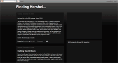 Desktop Screenshot of findinghershel.blogspot.com