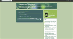 Desktop Screenshot of freedomfortooting.blogspot.com