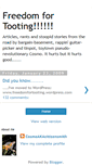 Mobile Screenshot of freedomfortooting.blogspot.com
