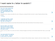 Tablet Screenshot of letter-in-sanskrit.blogspot.com