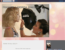 Tablet Screenshot of frankielabordamakeup.blogspot.com