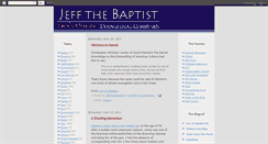 Desktop Screenshot of jeffthebaptist.blogspot.com