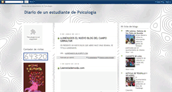 Desktop Screenshot of diariodeunestudiantedepsicologia.blogspot.com