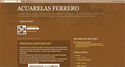 Desktop Screenshot of acuarelasferrero.blogspot.com