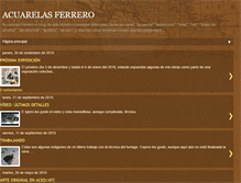 Tablet Screenshot of acuarelasferrero.blogspot.com