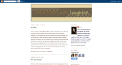 Desktop Screenshot of morethanjustlaughter.blogspot.com